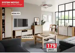 Merkury Market Ława ST System Indygo dąb wotan/beige 90x45x54cm oferta