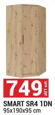 Merkury Market Szafa SMART SR4 1DN 95x190x95cm oferta