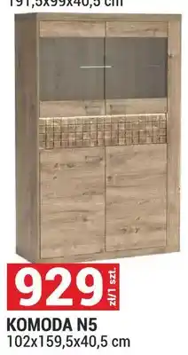Merkury Market Komoda System Natural N5 kratka Ribbeck 102x159,5x40,5cm oferta