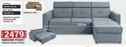 Merkury Market Narożnik Pocket 230/83/165cm oferta