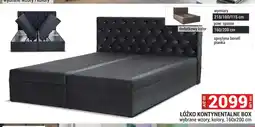 Merkury Market Łóżko kontynentalne Box 218/160/115cm pow. spania 160/200cm sprężyna bonell pianka oferta