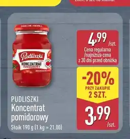 ALDI Koncentrat pomidorowy PUDLISZKI oferta