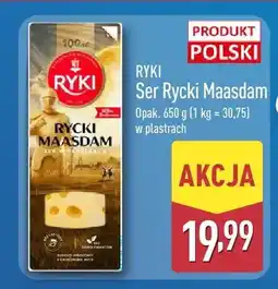 ALDI Ser Rycki Maasdam w plastrach Ryki oferta