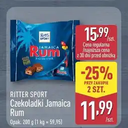 ALDI Czekoladki Jamaica Rum RITTER SPORT oferta