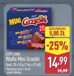 ALDI Wafle Mini Grześki GOPLANA oferta