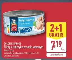 ALDI Filety z tuńczyka w sosie własnym GOLDEN SEAFOOD oferta