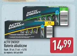 ALDI Baterie alkaliczne ACTIV ENERGY AAA 20-pak oferta