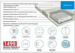 Merkury Market Materac kieszeniowy PREMIUM LX 160x200cm oferta