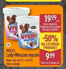 ALDI Lody Mleczne myszki Mucci oferta