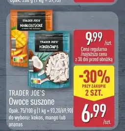 ALDI Owoce suszone mango TRADER JOE'S oferta