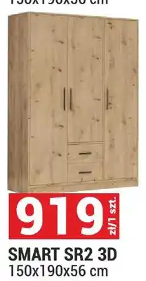 Merkury Market Szafa SMART SR2 3D 150x190x56cm oferta