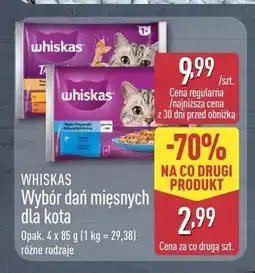 ALDI Wybór dań mięsnych dla kota Whiskas oferta