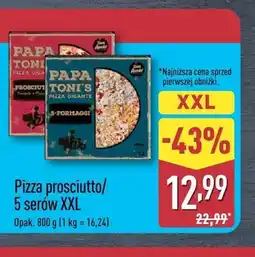 ALDI Pizza Papa Toni's prosciutto XXL oferta