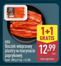 ALDI Boczek wieprzowy plastry w marynacie paprykowej BBQ oferta