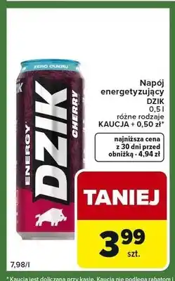 Carrefour Express Napój energetyzujący Dzik oferta