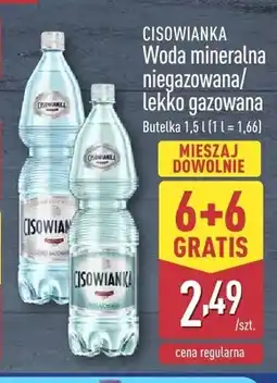 ALDI Woda mineralna lekko gazowana Cisowianka oferta