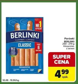 Carrefour Express Parówki Berlinki oferta