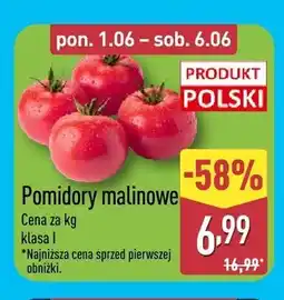 ALDI Pomidory malinowe polskie klasa I oferta