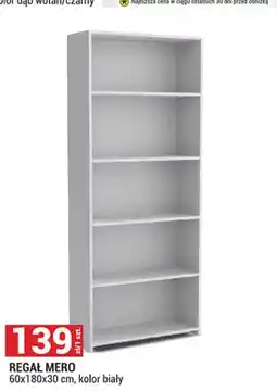 Merkury Market Regał Mero 60x180x30cm kolor biały oferta