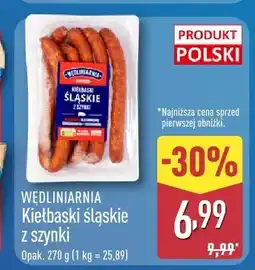 ALDI Kiełbaski śląskie z szynki Wędliniarnia oferta