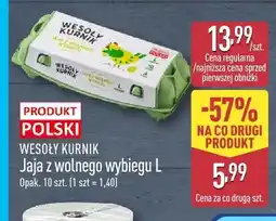 ALDI Jaja z wolnego wybiegu L Wesoły Kurnik oferta