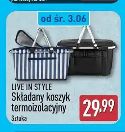 ALDI Składany koszyk termoizolacyjny Live in Style oferta