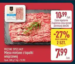 ALDI Mięso mielone z łopatki wieprzowej Mięsne Specjały oferta