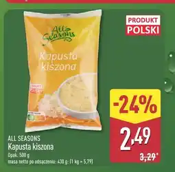 ALDI Kapusta kiszona All Seasons oferta