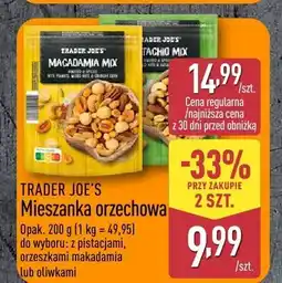 ALDI Mieszanka orzechowa Trader Joe's z pistacjami oferta
