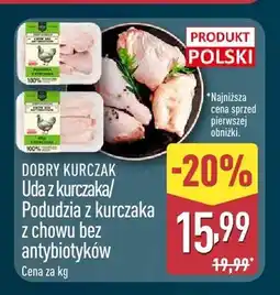 ALDI Uda z kurczaka z chowu bez antybiotyków Dobry Kurczak oferta