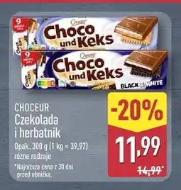 ALDI Czekolada i herbatnik CHOCEUR oferta