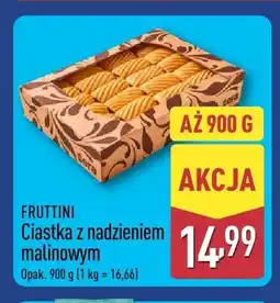 ALDI Ciastka z nadzieniem malinowym Fruttini oferta
