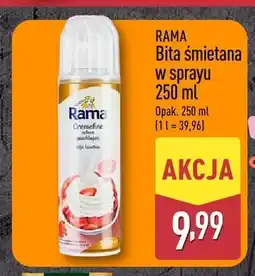 ALDI Bita śmietana w sprayu Rama oferta