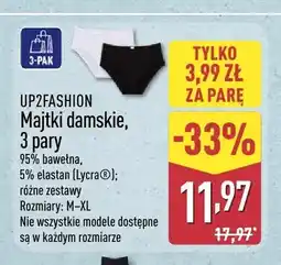 ALDI Majtki damskie UP2FASHION 3-pak oferta