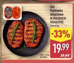 ALDI Karkówka wieprzowa w marynacie klasycznej BBQ oferta