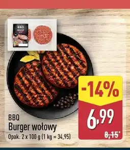 ALDI Burger wołowy BBQ oferta