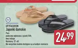 ALDI Japonki damskie UP2FASHION podeszwa wykonana z pianki EVA oferta