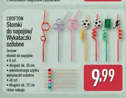 ALDI Słomki do napojów CROFTON 25cm oferta