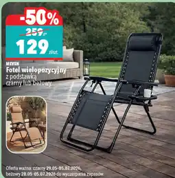 Biedronka Meven Fotel wielopozycyjny z podstawką oferta