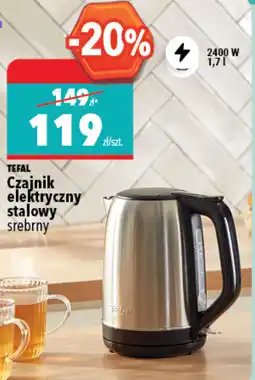 Biedronka Tefal Czajnik elektryczny stalowy oferta