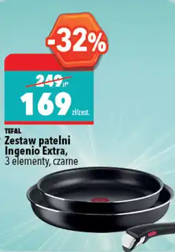 Biedronka Tefal Zestaw patelni Ingenio Extra oferta