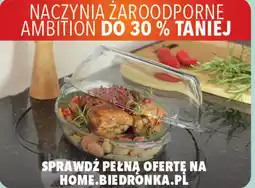 Biedronka Ambition Naczynia żaroodporne oferta
