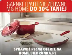 Biedronka Mg home Garnki i patelnie żeliwne oferta