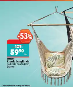 Biedronka Gardenic Krzesło brazylijskie oferta