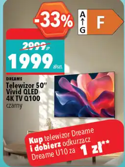 Biedronka Dreame Telewizor 50 Vivid QLED 4K TV Q100 oferta