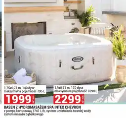 Merkury Market Intex Basen z hydromasażem spa Chevron oferta