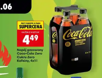 Biedronka Napój gazowany Coca-Cola Zero Cukru Zero Kofeiny oferta
