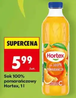 Biedronka Sok 100% pomarańczowy Hortex oferta