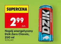 Biedronka Napój energetyczny Dzik Zero Classic oferta