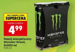 Biedronka Napój energetyczny Monster Green, oferta
